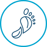Carbon footprint icon
